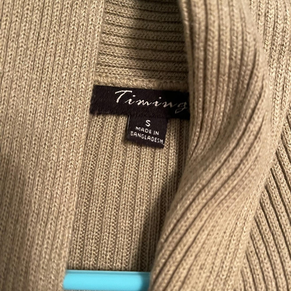 TAN Flowy Cardigan - Picture 4 of 5